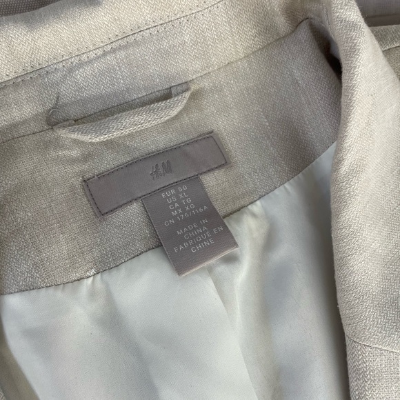 H&M linen blazer size xl - Picture 3 of 5